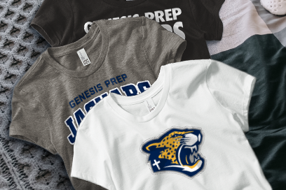 GENESIS PREP ACADEMY Jaguars Tees (Option 1) Banner
