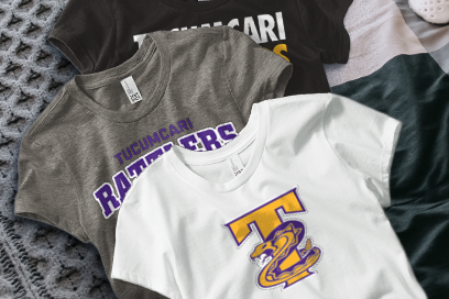 TUCUMCARI HIGH SCHOOL RATTLERS Tees (Option 1) Banner