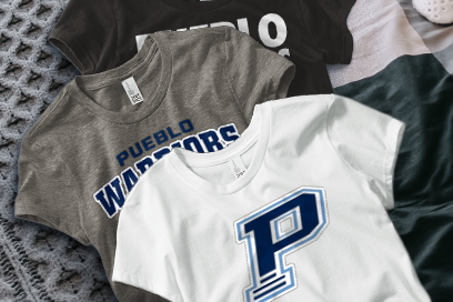 PUEBLO HIGH SCHOOL WARRIORS Tees (Option 1) Banner