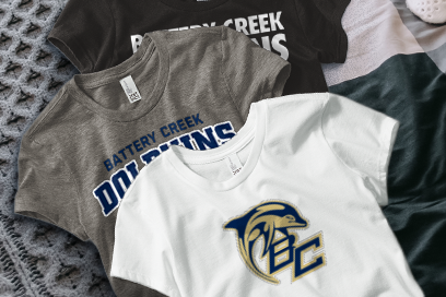 BATTERY CREEK DOLPHINS official sideline store Tees (Option 1) Banner