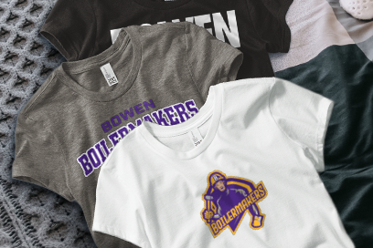 BOWEN HIGH SCHOOL BOILERMAKERS Tees (Option 1) Banner