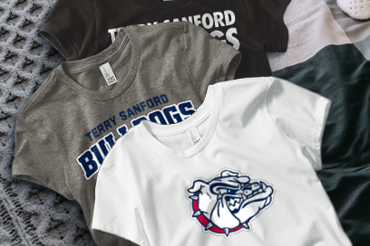 TERRY SANFORD HIGH SCHOOL BULLDOGS Tees (Option 1) Banner