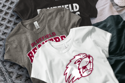 BLUEFIELD HIGH SCHOOL BEAVERS Tees (Option 1) Banner