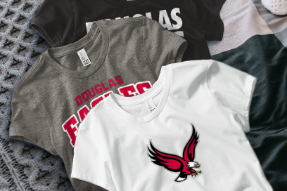 DOUGLAS HIGH SCHOOL EAGLES Tees (Option 1) Banner