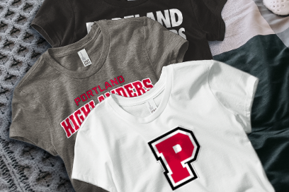 PORTLAND HIGH SCHOOL HIGHLANDERS Tees (Option 1) Banner