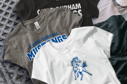 Cairo-Durham Mustangs Tees (Option 1) Banner