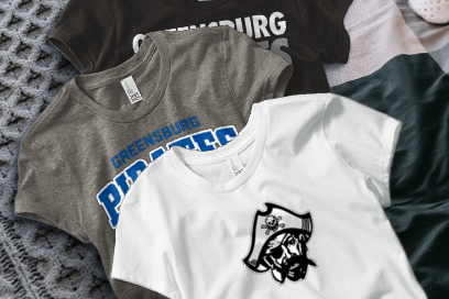 GREENSBURG HIGH SCHOOL PIRATES Tees (Option 1) Banner