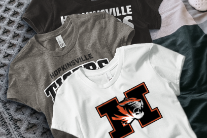 HOPKINSVILLE HIGH SCHOOL TIGERS Tees (Option 1) Banner