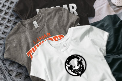 LAMAR HIGH SCHOOL Thunder Tees (Option 1) Banner