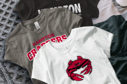 HAMPTON HIGH SCHOOL CRABBERS Tees (Option 1) Banner