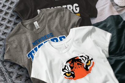 NEWBERG HIGH SCHOOL TIGERS Tees (Option 1) Banner