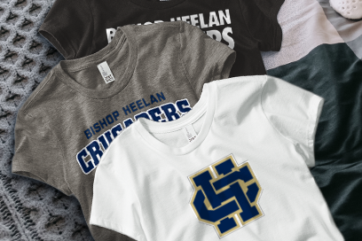 Bishop Heelan Crusaders Tees (Option 1) Banner