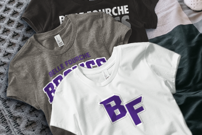 BELLE FOURCHE HIGH SCHOOL BRONCS Tees (Option 1) Banner