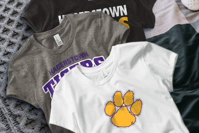 HAGERSTOWN HIGH SCHOOL TIGERS Tees (Option 1) Banner
