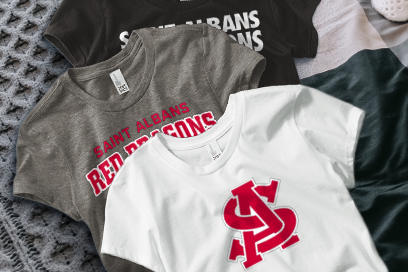 SAINT ALBANS HIGH SCHOOL RED DRAGONS Tees (Option 1) Banner