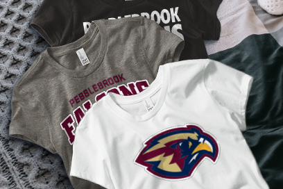 Pebblebrook Falcons Tees (Option 1) Banner