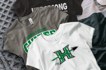 HOPATCONG HIGH SCHOOL CHIEFS Tees (Option 1) Banner