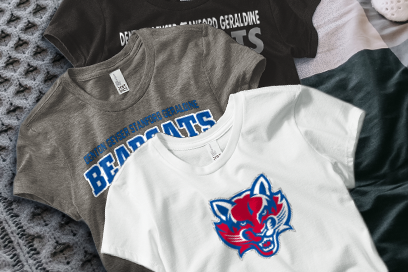 DENTON GEYSER STANFORD Geraldine  BEARCATS Tees (Option 1) Banner