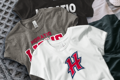 HORATIO HIGH SCHOOL LIONS Tees (Option 1) Banner