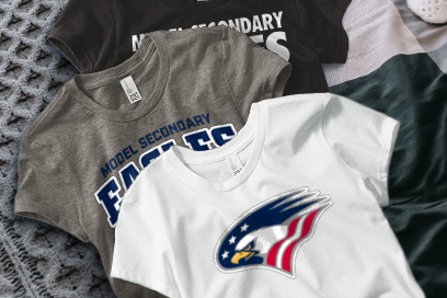 Model Secondary School for the Deaf Eagles Tees (Option 1) Banner