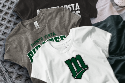 MONTE VISTA HIGH SCHOOL PIRATES Tees (Option 1) Banner