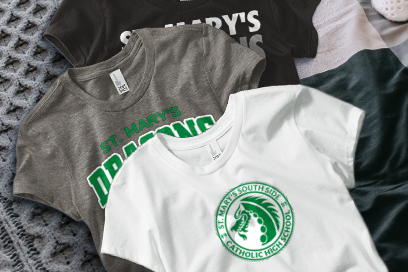St. Mary's Dragons Tees (Option 1) Banner