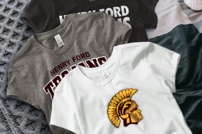 HENRY FORD HIGH SCHOOL TROJANS Tees (Option 1) Banner