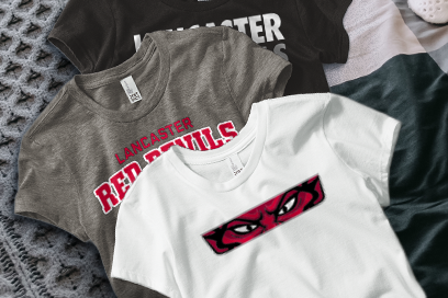 LANCASTER  RED DEVILS Tees (Option 1) Banner