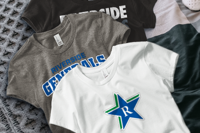 RIVERSIDE HIGH SCHOOL GENERALS Tees (Option 1) Banner