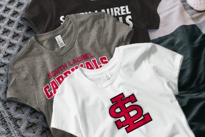 SOUTH LAUREL HIGH SCHOOL CARDINALS Tees (Option 1) Banner