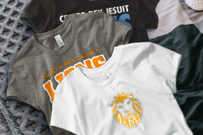 CRISTO REY JESUIT SCHOOL LIONS Tees (Option 1) Banner