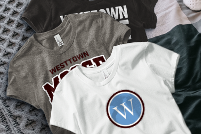 Westtown School official sideline store Tees (Option 1) Banner