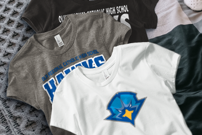 OUR LADY OF THE HILLS REGIONAL CATHOLIC HIGH SCHOOL Tees (Option 1) Banner