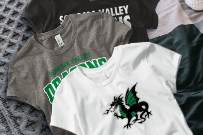 SONOMA VALLEY HIGH SCHOOL DRAGONS Tees (Option 1) Banner