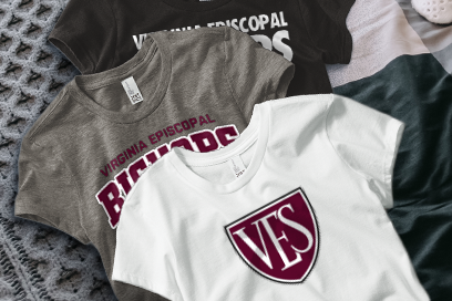 VIRGINIA EPISCOPAL SCHOOL BISHOPS Tees (Option 1) Banner