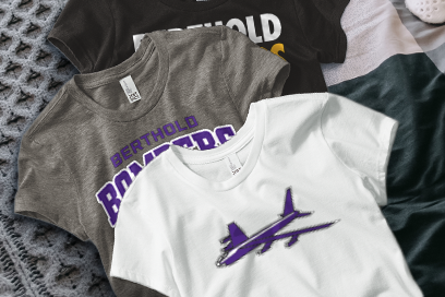BERTHOLD HIGH SCHOOL BOMBERS Tees (Option 1) Banner