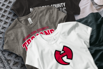 HAMILTON COUNTY HIGH SCHOOL TROJANS Tees (Option 1) Banner