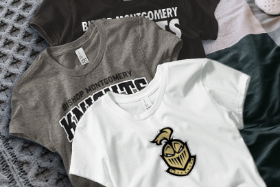 Bishop Montgomery Knights Tees (Option 1) Banner