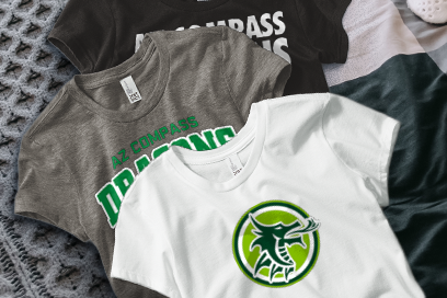 AZ Compass  DRAGONS Tees (Option 1) Banner