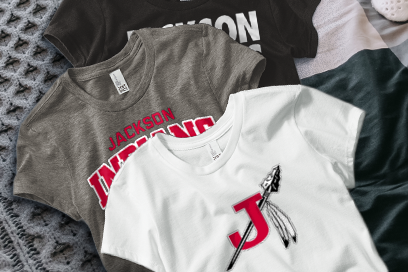 JACKSON HIGH SCHOOL INDIANS Tees (Option 1) Banner
