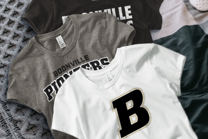 Boonville Pioneers Tees (Option 1) Banner