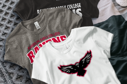 RANDOLPH EARLY COLLEGE HIGH SCHOOL RAVENS Tees (Option 1) Banner