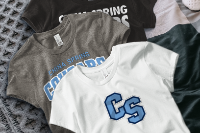 CHINA SPRING HIGH SCHOOL COUGARS Tees (Option 1) Banner
