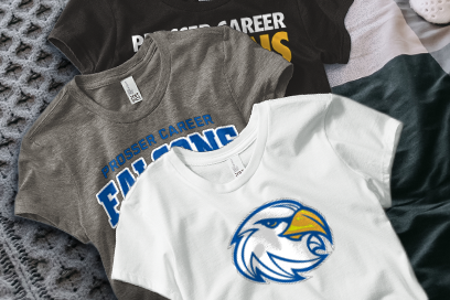 PROSSER CAREER ACADEMY FALCONS Tees (Option 1) Banner