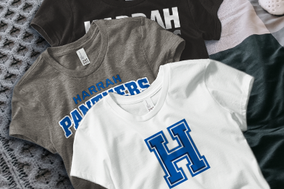 HARRAH HIGH SCHOOL PANTHERS Tees (Option 1) Banner
