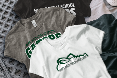 NYC MUSEUM SCHOOL GATORS Tees (Option 1) Banner