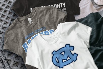 MOORE COUNTY HIGH SCHOOL RAIDERS Tees (Option 1) Banner