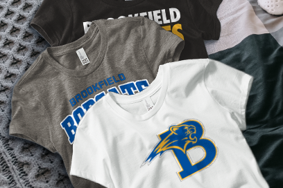 BROOKFIELD HIGH SCHOOL BOBCATS Tees (Option 1) Banner