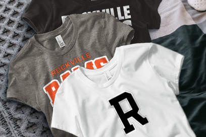 ROCKVILLE HIGH SCHOOL RAMS Tees (Option 1) Banner