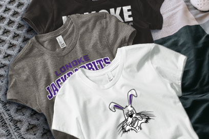 LONOKE HIGH SCHOOL JACKRABBITS Tees (Option 1) Banner